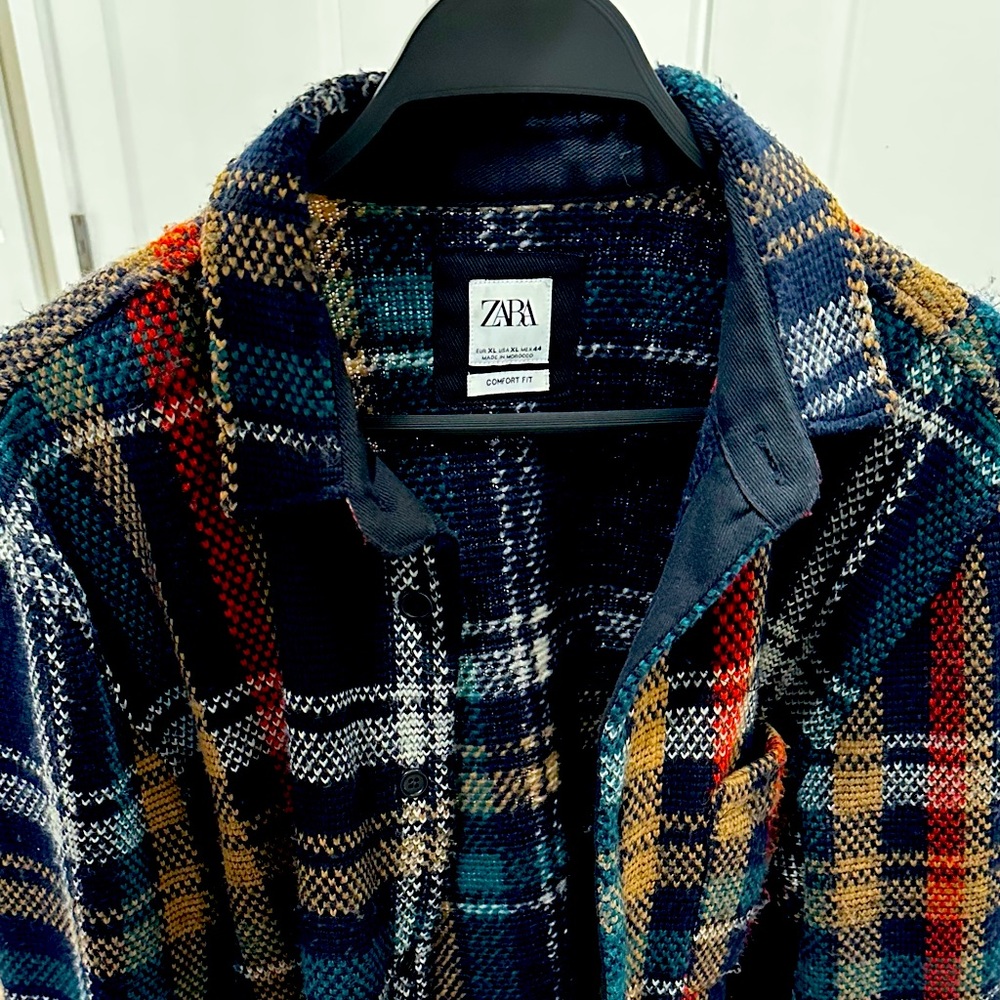 Flannel over shirt